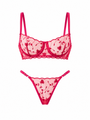 ALPHA FUŞYA DESTEKSİZ BRALET TAKIM  1