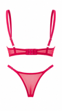 ALPHA FUŞYA DESTEKSİZ BRALET TAKIM  2