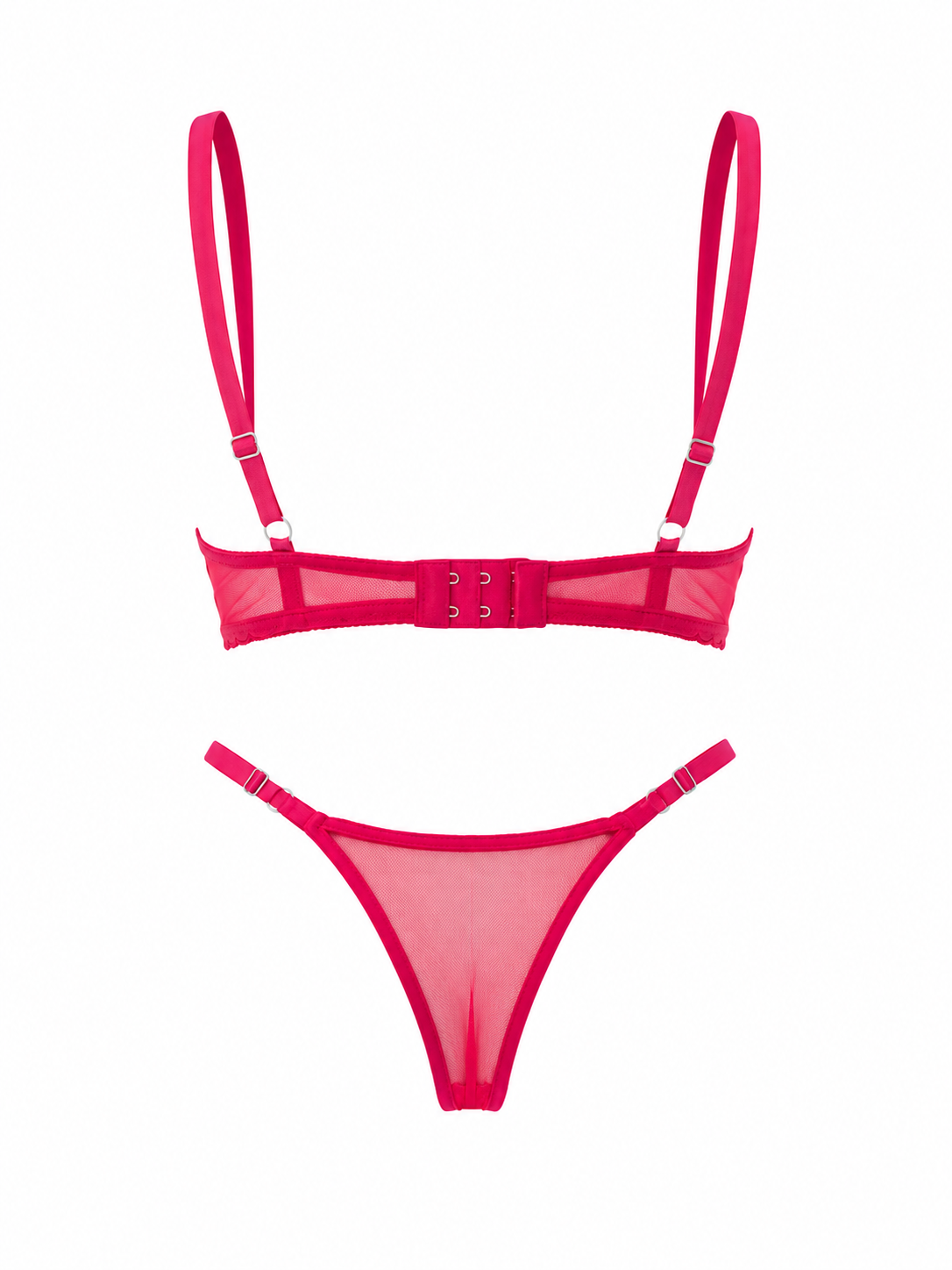 ALPHA FUŞYA DESTEKSİZ BRALET TAKIM  2