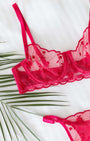 Alpha Fuşya Desteksiz Bralet Takım
