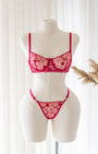 Alpha Fuşya Desteksiz Bralet Takım