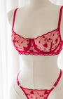 Alpha Fuşya Desteksiz Bralet Takım
