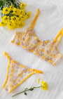 Cham Sarı Desteksiz Bralet Takım