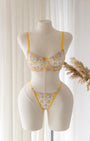 Cham Sarı Desteksiz Bralet Takım