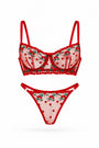 CHERRY KIRMIZI KİRAZLI DESTEKSİZ BRALET TAKIM 1