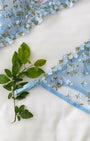 Jardin Çiçekli Mavi Bralet Takım