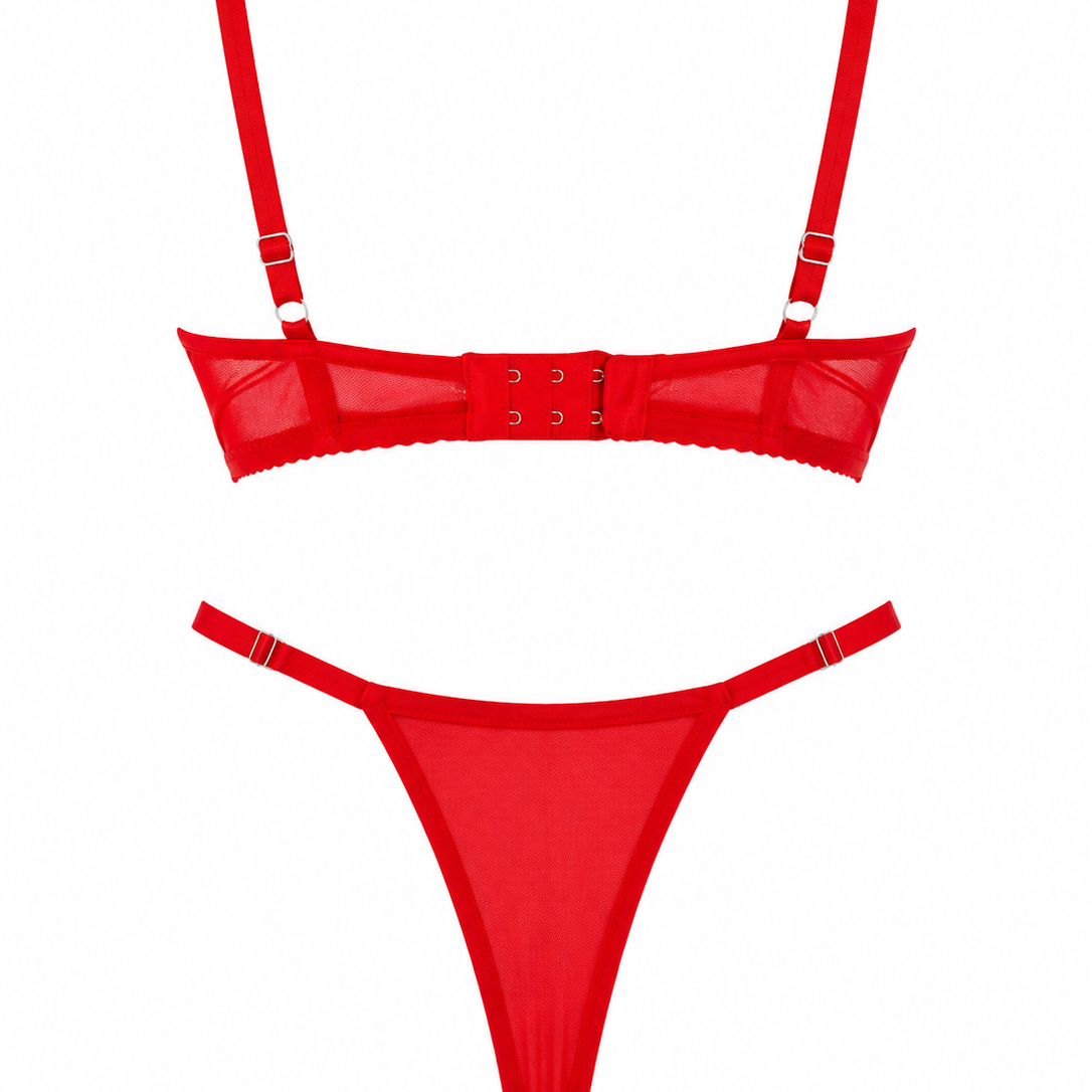 LOVE KIRMIZI DESTEKSİZ BRALET TAKIM 2