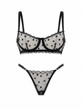 LOVE SİYAH DESTEKSİZ BRALET TAKIM 1