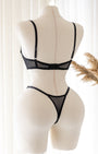 Love Siyah Desteksiz Bralet Takım