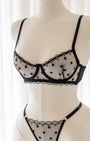 Love Siyah Desteksiz Bralet Takım