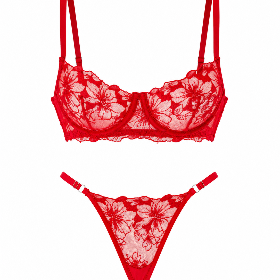 ORION KIRMIZI DESTEKSİZ BRALET TAKIM 1
