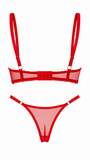 ORION KIRMIZI DESTEKSİZ BRALET TAKIM 2