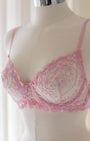 Pinky Pembe Dantelli Bralet Takım