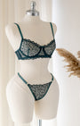 Rigel Yeşil Desteksiz Bralet Takım