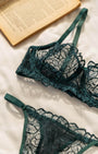 Rigel Yeşil Desteksiz Bralet Takım