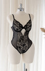 Vixen Siyah Dantel Bodysuit
