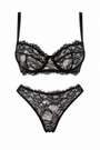 Bella Siyah Desteksiz Bralet Takım