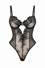 Nyx Siyah Transparan Bodysuit